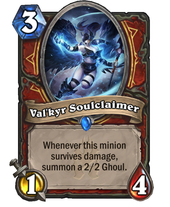 Val'kyr Soulclaimer : Knight's of the Frozen Throne Card Exclusive Reveal.